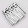 Spoon stainless steel, dessert gift box, set