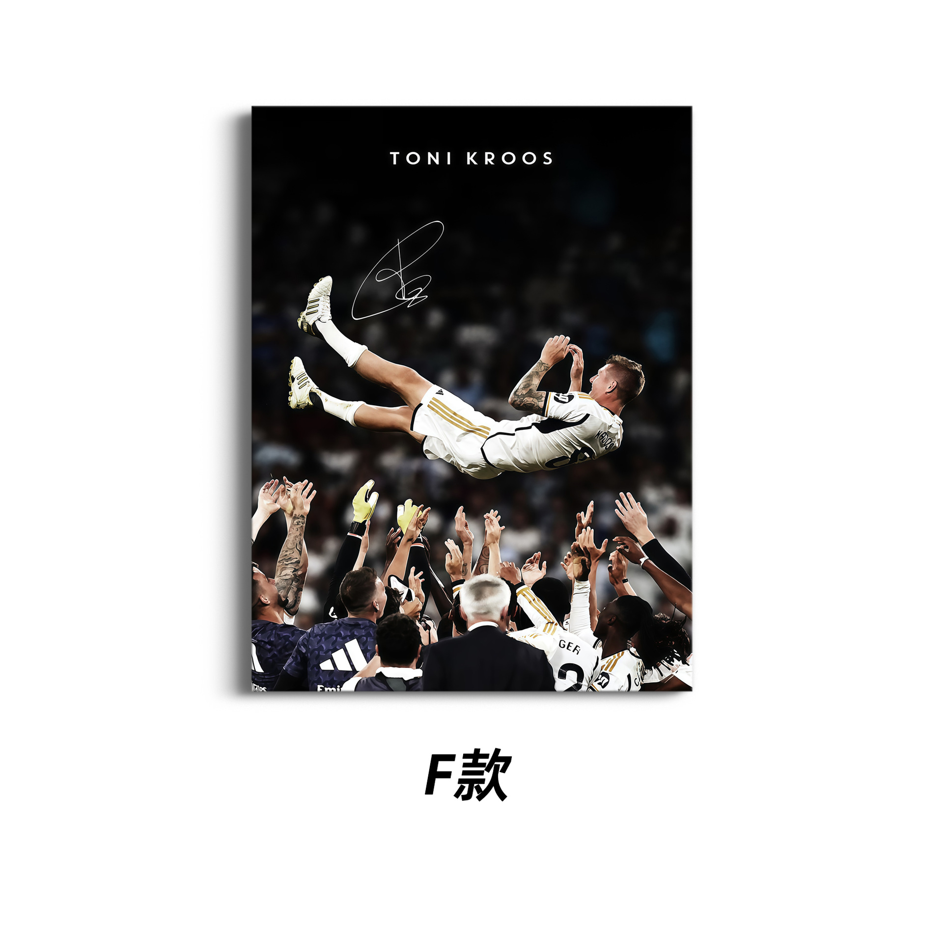 Jugadores de fútbol amazónicos Momentos maravillosos Poster Neymar Messi Copa del Mundo Ronaldo Close-up Decoración