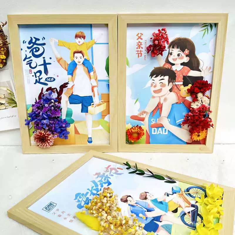 День отца, подарок ручной работы, сделай сам, детский сад, красочные наклейки на пуговицы, пуговицы для папы, семейные занятия, декоративные картины