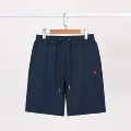 Shorts in navy blue and red