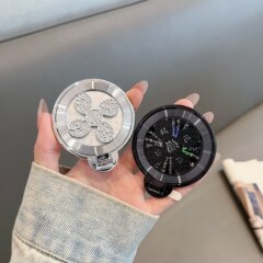 适用苹果华为小米多功能手机支架通用背贴固定旋转解压陀螺指环扣