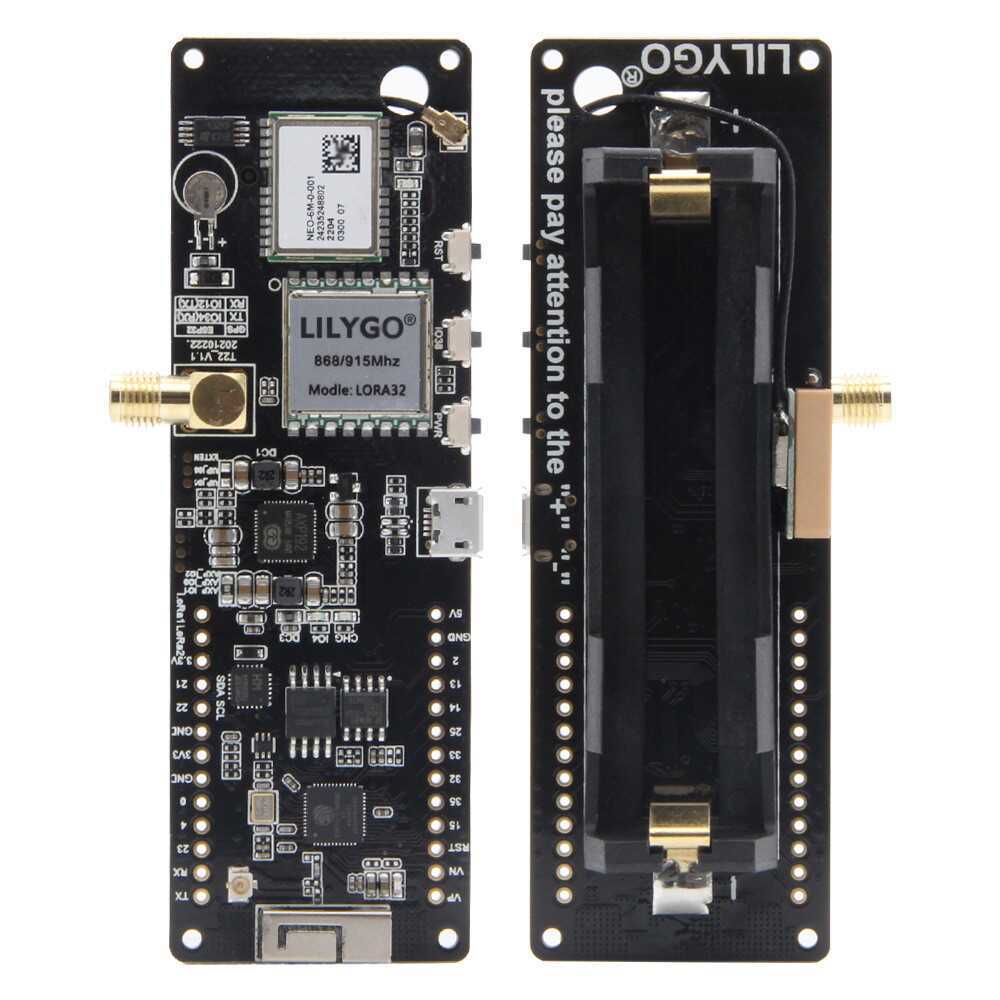 LILYGO T-Beam V1.2 LoRa ESP32 GPS inkişaf lövhəsi
