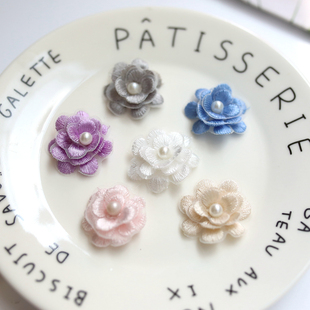 Color handmade three-dimensional flower accessories DIY bags shoes and hats accessories curtain decoration clothing repair hole cloth stickers