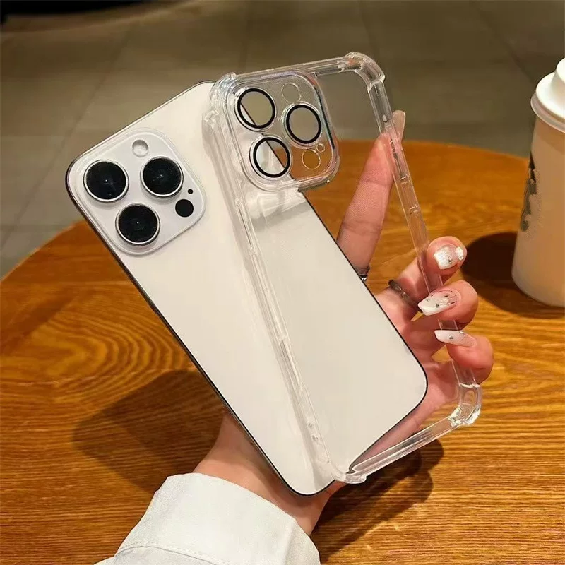 Apple, совместимый iPhone 16, прозрачный iPhone 15, защитный чехол, 16promax, 14, защита глаз