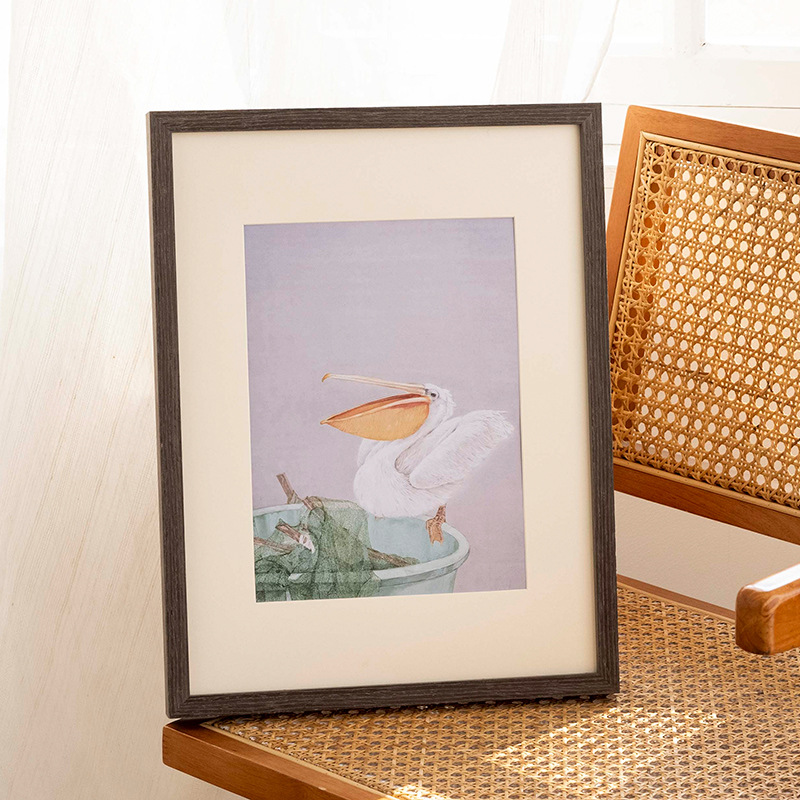 木造の絵の枠は表装して壁の4k 8kの水彩の筋理画のスケッチの写真の枠の3a 4木のスケッチのパズルのフレームの20を掛けます。