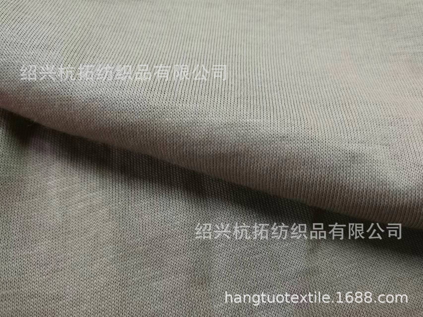 针织140g丝光棉汗布全棉丝光汗布丝光烧毛汗布布面光洁柔滑