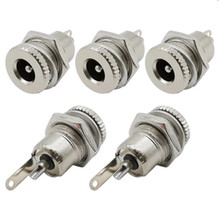 厂家批发DC099插座圆形5521金属插座连接器 12-24v直流电源插座