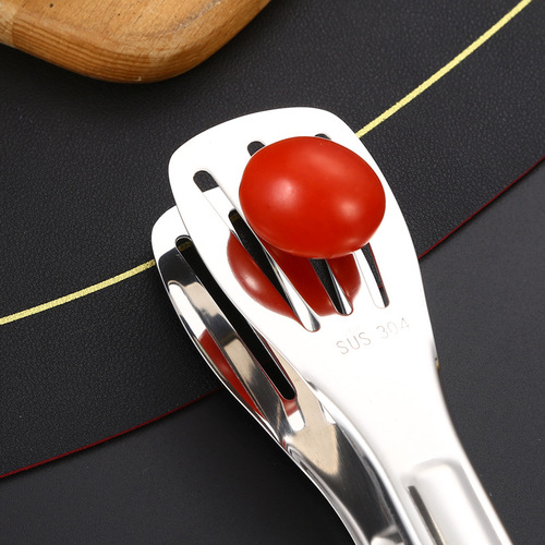 Food clips thickened 304 stainless steel three-line bread clips barbecue clips steak clips barbecue clips food clips food clips