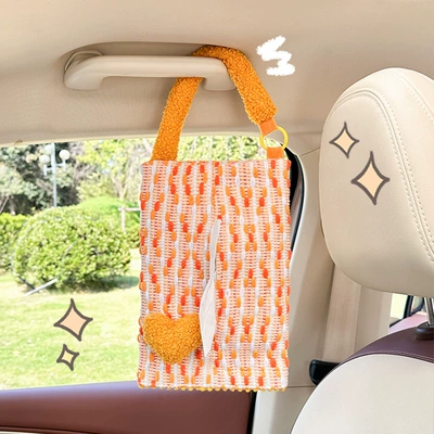 bag cute paper box — Car tissue box/set
