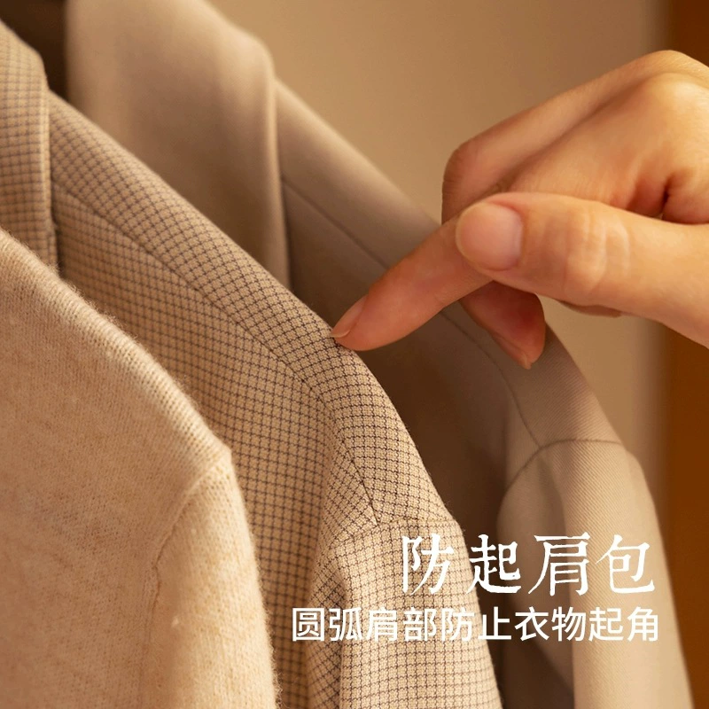 Space metal hanger, non-slip storage system, drying rack for home use