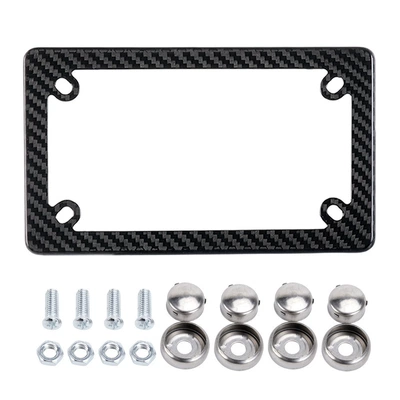 Plate Frame Carbon Fiber License Plate: Nömrə qabı