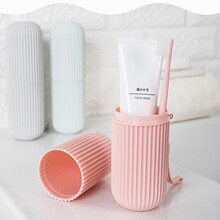 洗漱杯带盖 牙膏牙筒牙刷收纳盒漱口杯日式便携式旅行牙刷盒套装