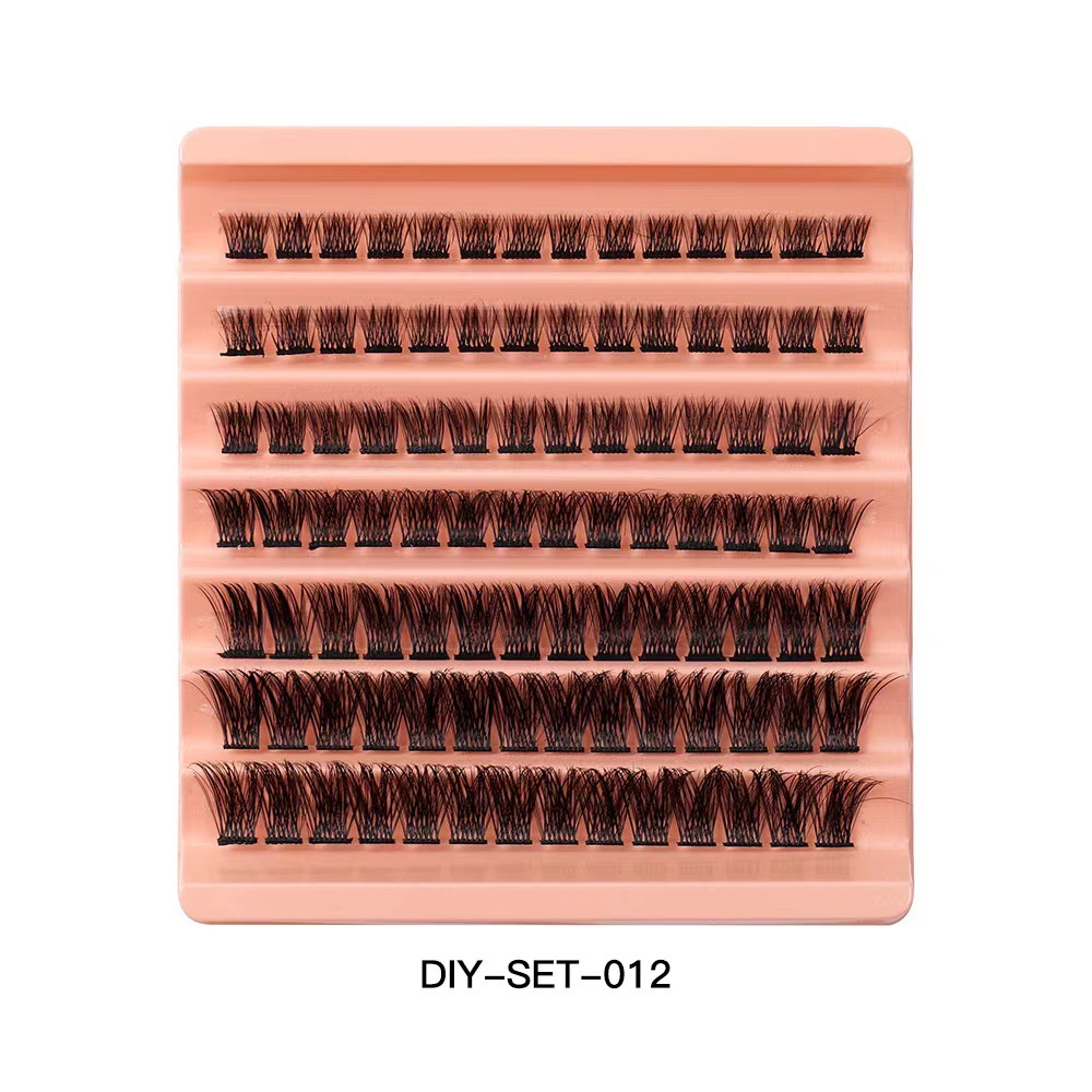 Xj3 Segmented Eyelashes, Amazon European and American Style, Thick, Curled, and Long