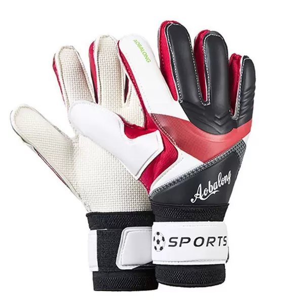 Thickened, wear-resistant, non-slip, breathable, embossed football gloves for training, goalkeeper gloves, training model, direct factory sale