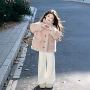 保暖女孩女童新款夹克