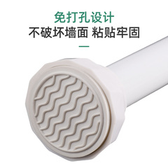 Factory direct supply of punch-free stainless steel telescopic rod clothes drying rod bathroom shower curtain rod bedroom wardrobe support rod