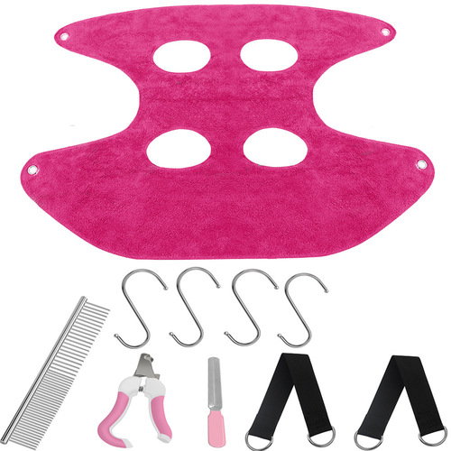 Dog grooming trim hammock helper cat pet nail trim absorbent towel small dog kitten