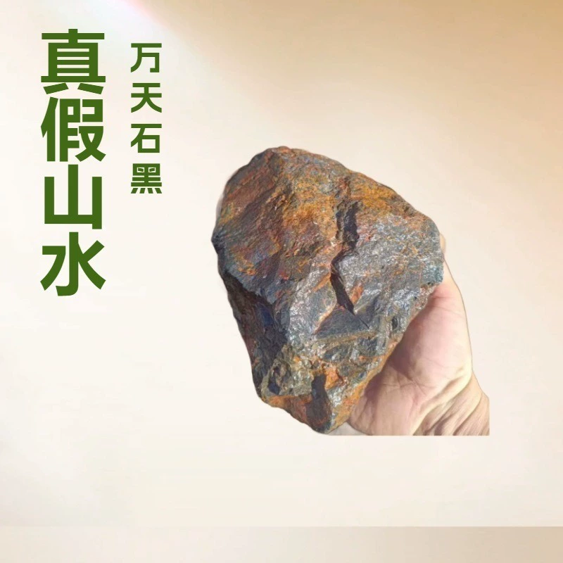 Domestic Wantianshi Black Rock Water Silk Tank Aquarium Fish Tank Landscape Decoration Real Rock Stream Stream Grass Tank Landscape Stone