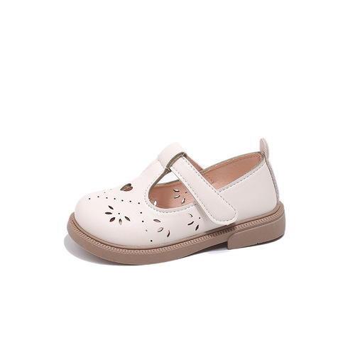 Spring and Summer New Women's Baby Bobkin Shoes Princess Shoes 1-3 Years Student Soft Sole Comfort Pure Color Single Shoes