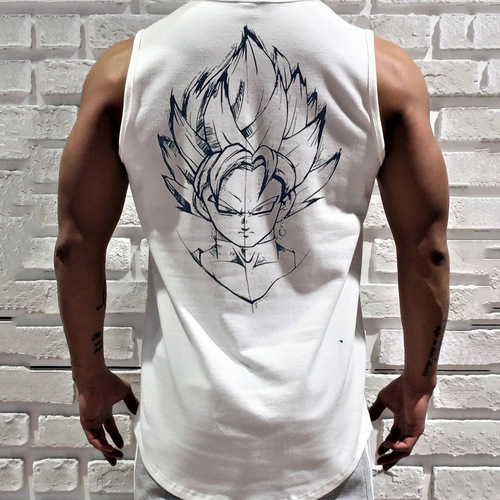 Summer fitness vest men's muscle tight Wukong clothes iron waistcoat I-shaped training clothes sports sleeveless T-shirt