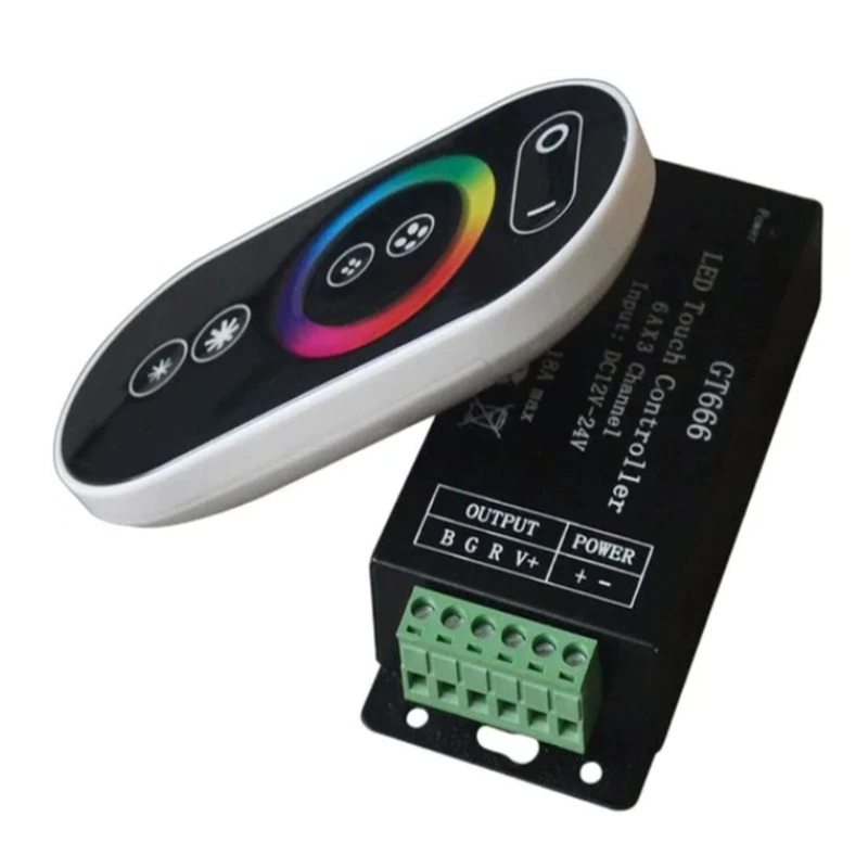 Wireless touch LED controller, colorful light strip, remote control, high power