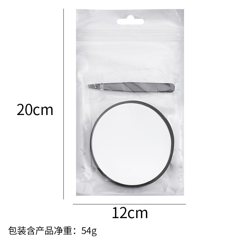 化粧鏡拡大5倍10倍15倍吸盤携帯片面鏡眉毛ピンセット眉毛クリップ美化粧道具|undefined