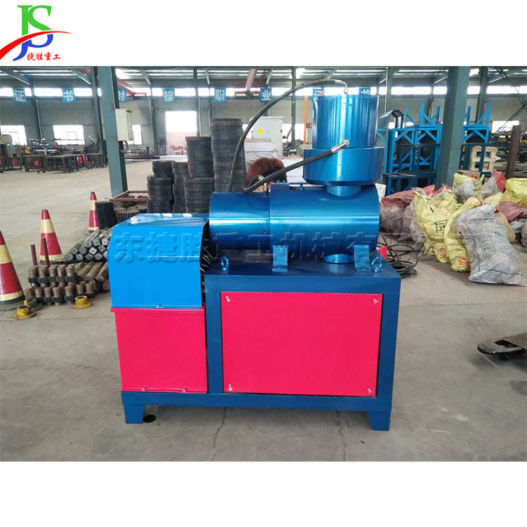 Máquina de refuerzo hidráulica de doble cilindro máquina de refuerzo de tornillo recto máquina de refuerzo hidráulica automática máquina de refuerzo de cabeza de muelle gruesa