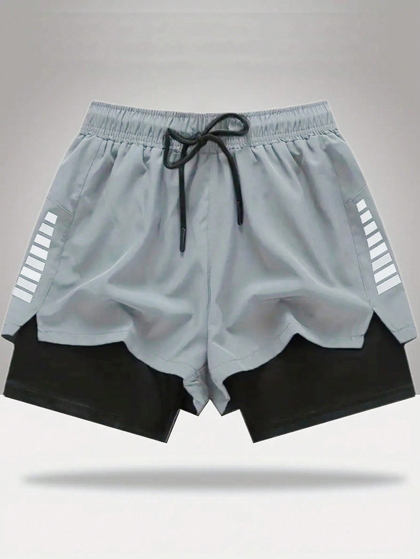 Men's Clothing Athletic Pants Casual Outdoor Breathable Multi Pocket Double Layer Shorts Muscular Design_viptrois.com