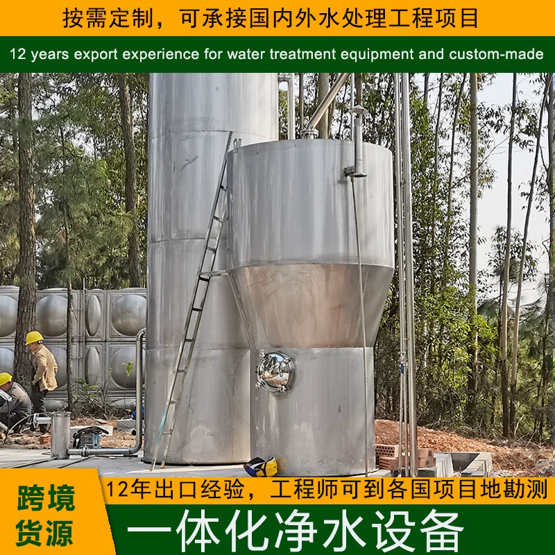 Интегрированное оборудование для очистки воды в сельской местности небольшой автоматический очиститель воды из нержавеющей стали