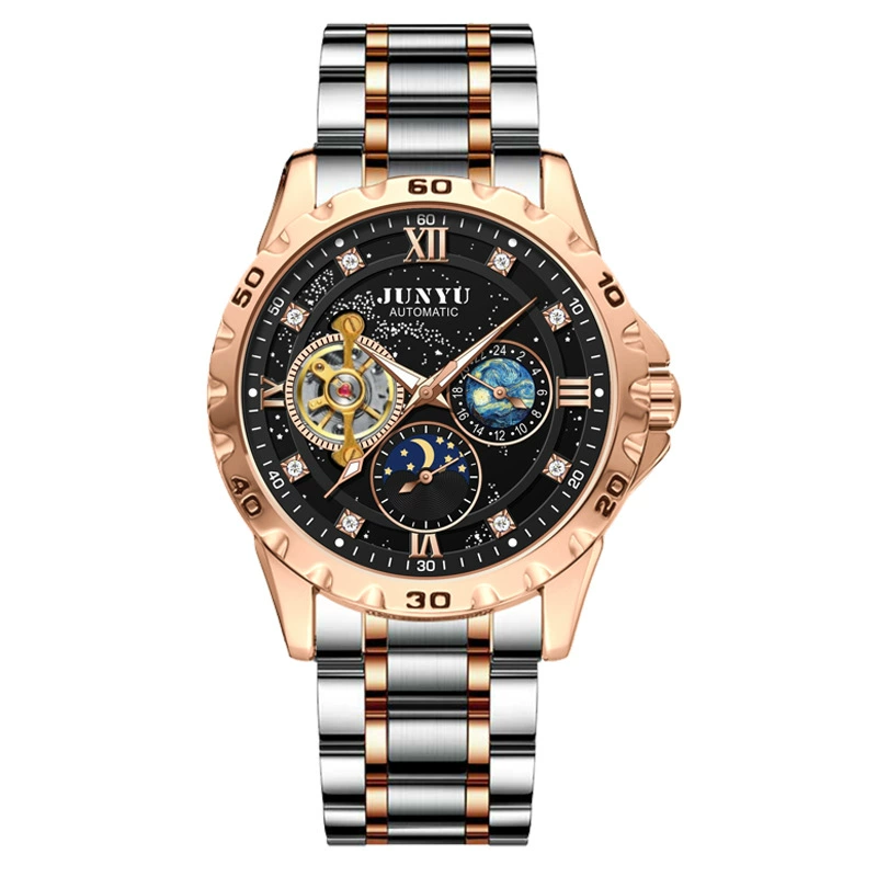 Men's watch, mechanical mechanical watch, men's bike cassette, fashionable swiss watch, Switzerland, fully automatic