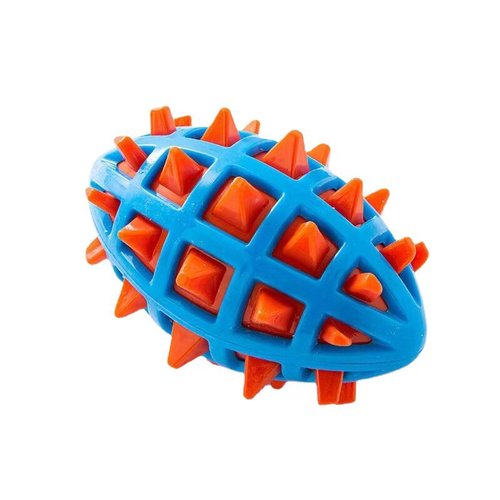 Cross-border TPR anti-chew abrasive pet supplies dog pineapple ball toy sound cleaning teeth interactive biting dog toy
