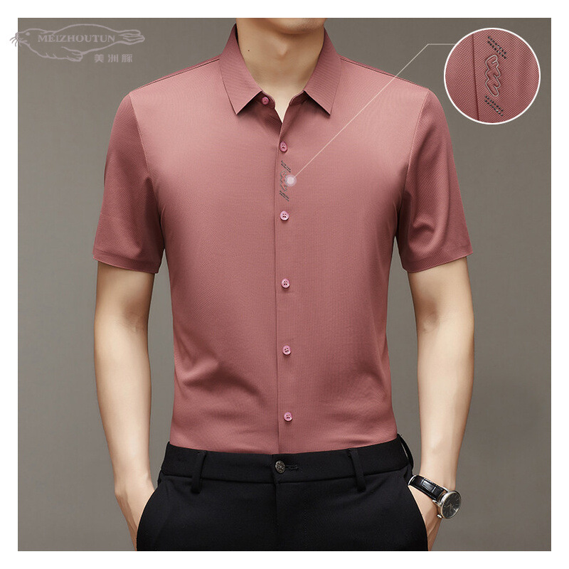 Summer silk casual shirt