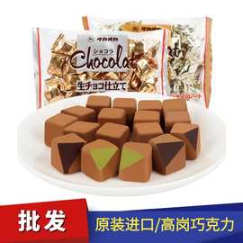 日本进口Takaoka高岗巧克力原味抹茶味生巧白巧克力喜糖糖果批发
