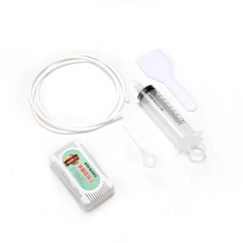 Refrigerator dredge refrigerator drain hole dredge set water pipe brush cleaning brush deodorizing box needle barrel