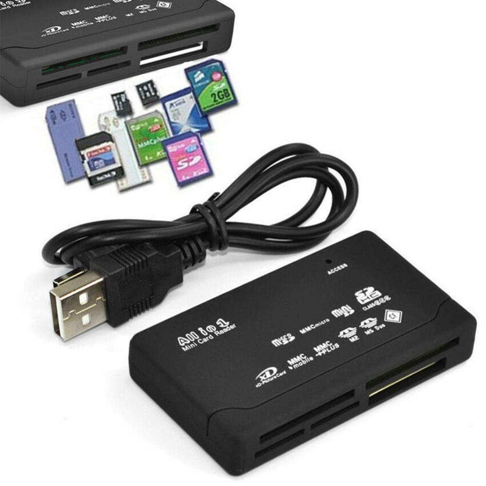 All in 1 Memory Card Reader For Micro SDHC SD XD MS CF TF M2|ms