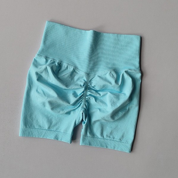 Cross-Border Amazon Seamless Butt-Lifting Peach Butt Yoga Shorts High Elasticity Breathable Quick-Dry Sports Shorts