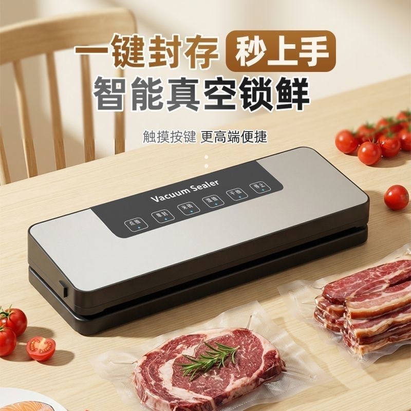 Selladora al Vacío Automática de ABS Sellado al Vacío para Conservación de Alimentos Doméstica y Comercial