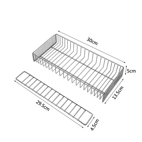 304 stainless steel drain chopstick barrel, built-in chopstick cage in disinfection cabinet, household utensil spoon storage basket wholesale