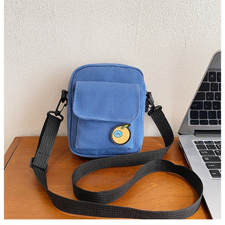 112g Weight Sewing Thread Fashion Element Zipper Closure Type Single Shoulder Strap Strap Type Square Bag Bags Type Casual Occasion Canvas Material Fruit, Solid Color Pattern All Seasons Season Women's Gender Streetwear Style Square Shape Small Size Women's Small Canvas Fruit Solid Color Streetwear Sewing Thread Square Zipper Square Bag 13
