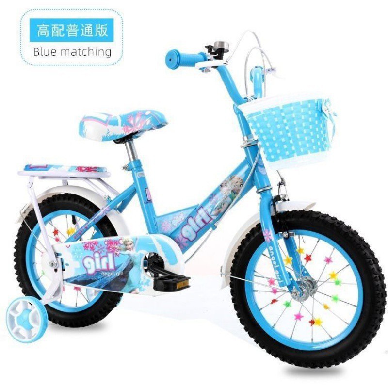 8 niños bicicleta niña Snow Strange bicicleta años coche de niños Aisha Aisha princesa pedal bebé Mai Taibao