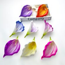 仿真eva小马蹄莲花头 diy花环花墙服饰配件 古风摄影花艺道具摆件