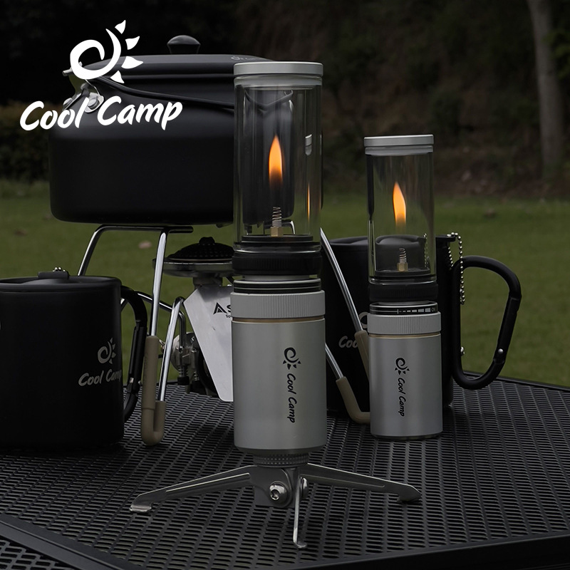 COOLCAMP outdoor camping gas lamp camp atmosphere lamp small gas tank candle lamp gas lamp camping lighting