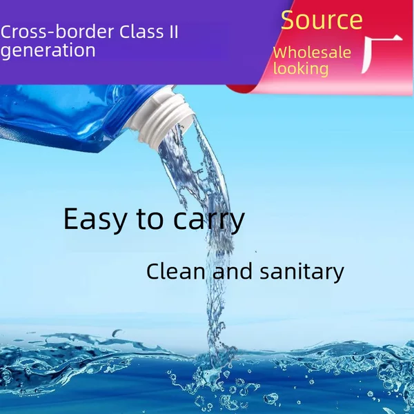 5L Large Capacity Water Bag Sports Portable Folding Water Bag Outdoor 10L Travel Camping Mountaineering Portable Water Storage Bag