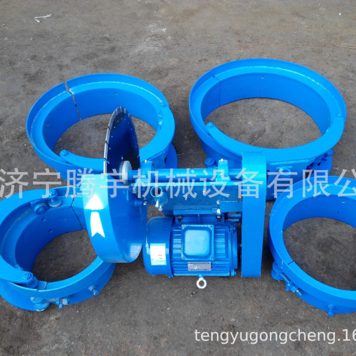 卡箍式电动切桩机 管柱管桩切割机 卡箍截桩机厂家高效变频机械