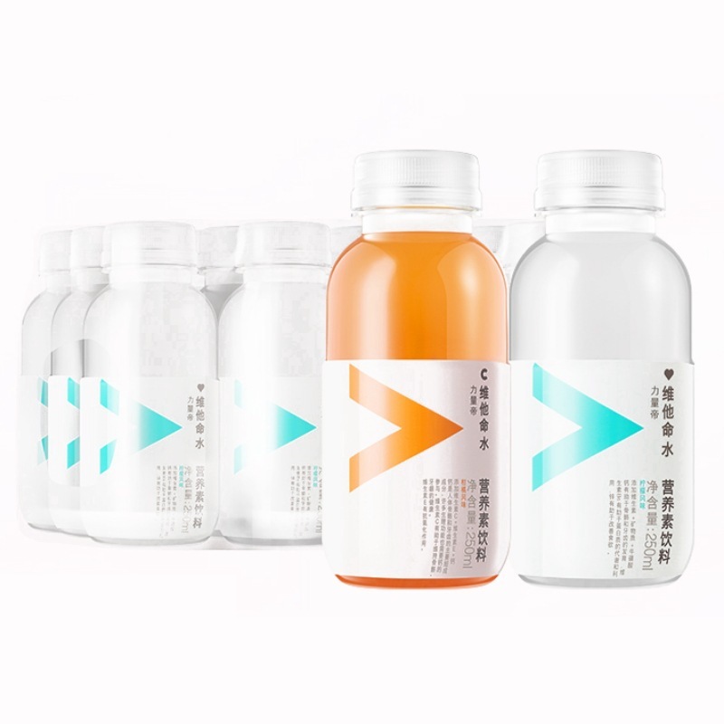 农夫山泉力量帝维他命水250ml*12瓶迷你袋装柠檬柑橘风味饮料饮品|undefined