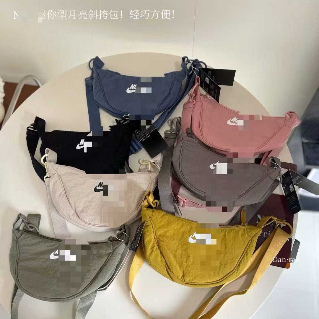 N家轻便型速干休闲百搭款月牙饺子包单肩包月牙斜挎包东南亚批发