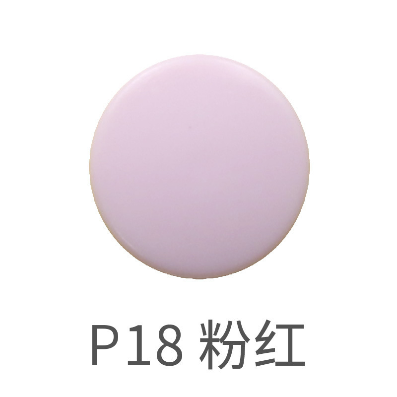 60 colores en stock T5 botón a presión de plástico pequeño lote de resina botón a presión ropa de bebé protección del medio ambiente POM botón a presión de plástico