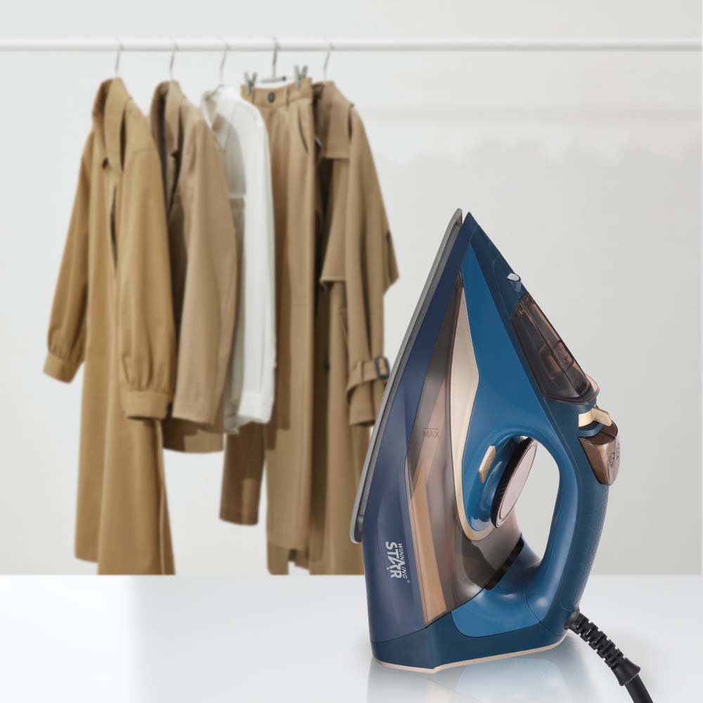 WINNING STAR Home 2200W chorro de agua seco explosión vapor multifuncional placa inferior de cerámica plancha eléctrica