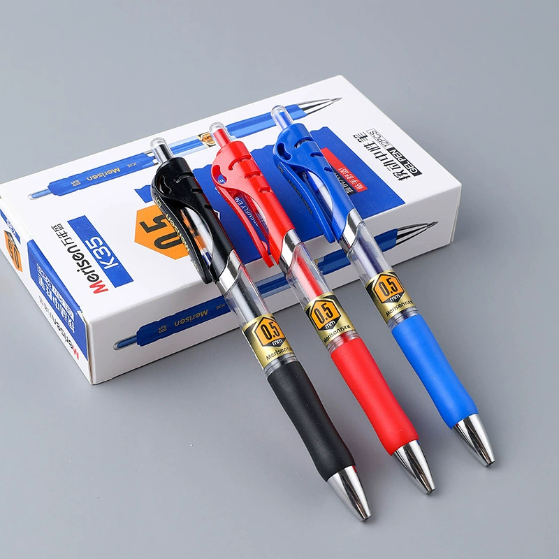 K35 нажимает на гениальную ручку 0.5mm Студенческая водяная ручка 0.7 устойчива к воде