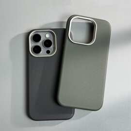 适用iPhone17ProMax手机壳商务钻纹皮革磁吸苹果16镜头防摔保护套